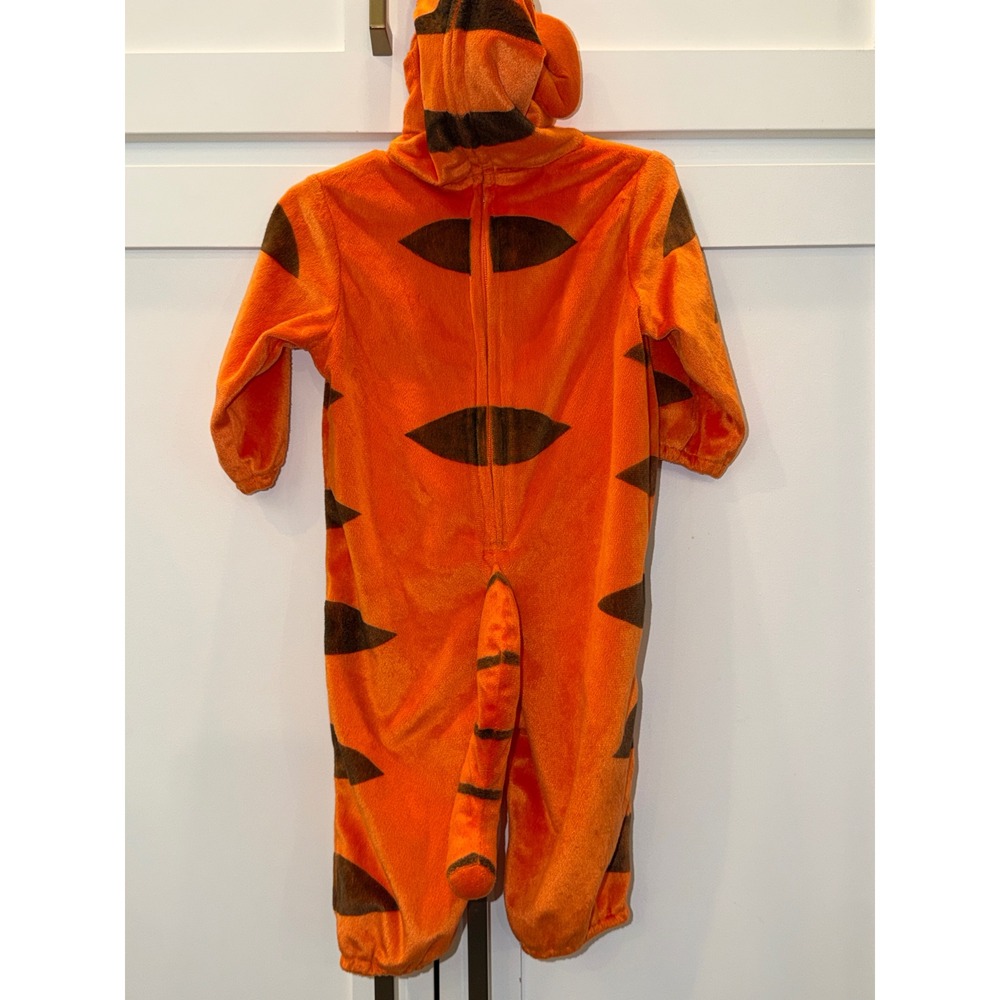 Disney Baby Tigger Winnie the Pooh Plush Hooded Costume Jumpsuit Orange 9-12M - Picture 6 of 7